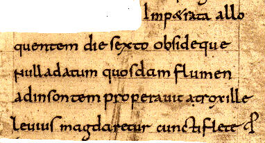Verse 9, Clermont-Ferrand, MS 240, folio 45., col. 3.