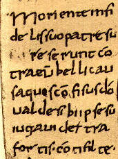 Verse 3, Florence, MS Libri 83, folio 21v.