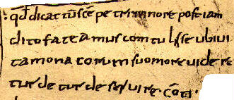 Verse 6, Florence, MS Libri 83, folio 21v.